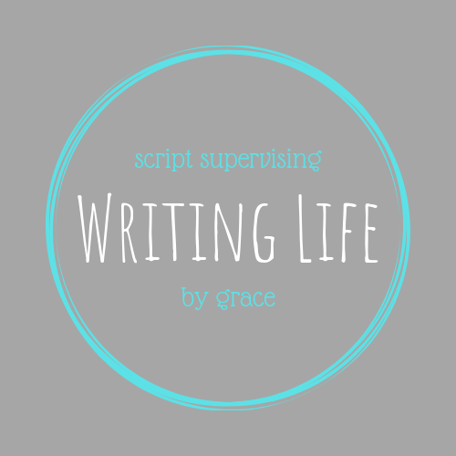 writing life script supervising icon: script supervising by grace